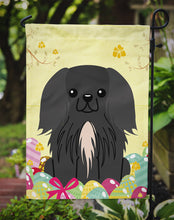 Load image into Gallery viewer, Easter Eggs Pekingnese Black Garden Flag - Outdoor Decorative Yard Flag BB6107GF