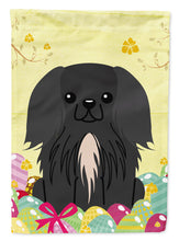 Load image into Gallery viewer, Easter Eggs Pekingnese Black Garden Flag - Outdoor Decorative Yard Flag BB6107GF