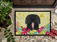Load image into Gallery viewer, Easter Eggs Pekingnese Black Doormat - 24x36 Decorative Floor Mat – Indoor/Outdoor Rug with Artistic Flair BB6107JMAT