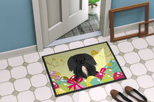Load image into Gallery viewer, Easter Eggs Pekingnese Black Doormat - 18x27 Decorative Floor Mat – Indoor/Outdoor Rug with Artistic Flair BB6107MAT