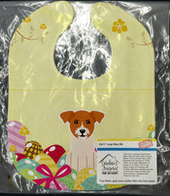 Load image into Gallery viewer, Easter Eggs Jack Russell Terrier Baby Bib BB6108BIB