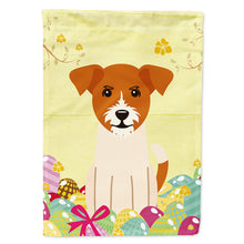 Load image into Gallery viewer, Easter Eggs Jack Russell Terrier Flag Canvas House Size BB6108CHF