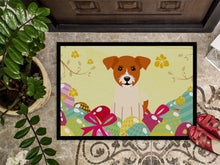 Load image into Gallery viewer, Easter Eggs Jack Russell Terrier Doormat - 18x27 Decorative Floor Mat – Indoor/Outdoor Rug with Artistic Flair BB6108MAT