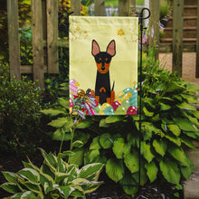 Load image into Gallery viewer, Easter Eggs English Toy Terrier Garden Flag - Outdoor Decorative Yard Flag BB6109GF