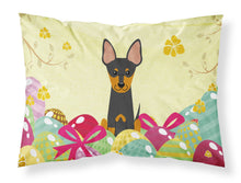 Load image into Gallery viewer, Easter Eggs English Toy Terrier Fabric Standard Pillowcase – Artistic Decorative Front, White Back BB6109PILLOWCASE