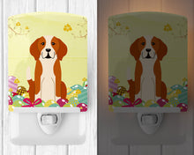 Load image into Gallery viewer, Easter Eggs English Foxhound Ceramic Night Light BB6110CNL