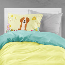Load image into Gallery viewer, Easter Eggs English Foxhound Fabric Standard Pillowcase – Artistic Decorative Front, White Back BB6110PILLOWCASE