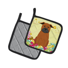 Load image into Gallery viewer, Easter Eggs Chinese Chongqing Dog Pot Holders - Set of 2 - Heat-Resistant Kitchen Essentials BB6111PTHD