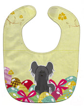 Load image into Gallery viewer, Easter Eggs Chinese Crested Black Baby Bib BB6112BIB