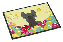 Load image into Gallery viewer, Easter Eggs Chinese Crested Black Doormat - 24x36 Decorative Floor Mat – Indoor/Outdoor Rug with Artistic Flair BB6112JMAT