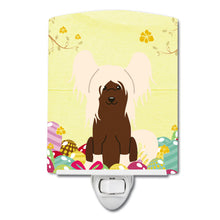 Load image into Gallery viewer, Easter Eggs Chinese Crested Cream Ceramic Night Light BB6113CNL