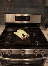 Load image into Gallery viewer, Easter Eggs Chinese Crested Cream Oven Mitt BB6113OVMT