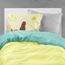 Load image into Gallery viewer, Easter Eggs Chinese Crested Cream Fabric Standard Pillowcase – Artistic Decorative Front, White Back BB6113PILLOWCASE