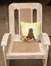 Load image into Gallery viewer, Easter Eggs Chinese Crested Cream Fabric Decorative Pillow BB6113PW1818