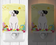 Load image into Gallery viewer, Easter Eggs White Boxer Cooper Ceramic Night Light BB6114CNL