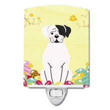 Load image into Gallery viewer, Easter Eggs White Boxer Cooper Ceramic Night Light BB6114CNL