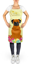 Load image into Gallery viewer, Easter Eggs Fawn Boxer Apron – Artist-Designed Kitchen, BBQ &amp; Craft Apron BB6115APRON