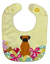 Load image into Gallery viewer, Easter Eggs Fawn Boxer Baby Bib BB6115BIB