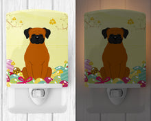 Load image into Gallery viewer, Easter Eggs Fawn Boxer Ceramic Night Light BB6115CNL