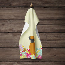 Load image into Gallery viewer, Easter Eggs Fawn Boxer Kitchen Towel – Artistic Dish Towel for Everyday Use BB6115KTWL