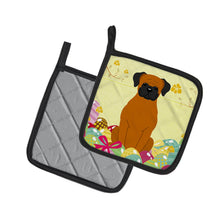 Load image into Gallery viewer, Easter Eggs Fawn Boxer Pot Holders - Set of 2 - Heat-Resistant Kitchen Essentials BB6115PTHD