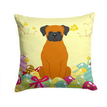 Load image into Gallery viewer, Easter Eggs Fawn Boxer Throw Pillow - 14x14 Decorative Pillow – Art for Your Home &amp; Patio BB6115PW1414