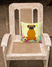 Load image into Gallery viewer, Easter Eggs Fawn Boxer Fabric Decorative Pillow BB6115PW1818