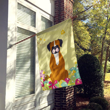 Load image into Gallery viewer, Easter Eggs Flashy Fawn Boxer Flag Canvas House Size BB6116CHF