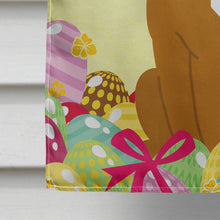 Load image into Gallery viewer, Easter Eggs Flashy Fawn Boxer Flag Canvas House Size BB6116CHF