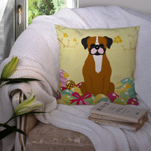 Load image into Gallery viewer, Easter Eggs Flashy Fawn Boxer Throw Pillow - 14x14 Decorative Pillow – Art for Your Home &amp; Patio BB6116PW1414