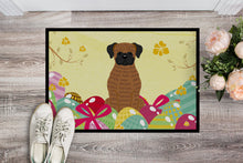 Load image into Gallery viewer, Easter Eggs Brindle Boxer Doormat - 18x27 Decorative Floor Mat – Indoor/Outdoor Rug with Artistic Flair BB6117MAT