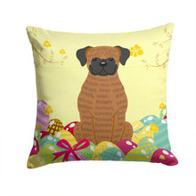 Load image into Gallery viewer, Easter Eggs Brindle Boxer Throw Pillow - 14x14 Decorative Pillow – Art for Your Home &amp; Patio BB6117PW1414
