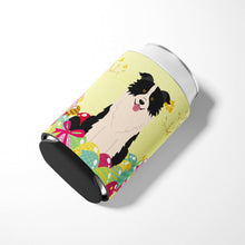 Load image into Gallery viewer, Easter Eggs Border Collie Black White Can or Bottle Hugger BB6118CC