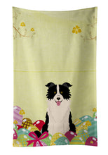 Load image into Gallery viewer, Easter Eggs Border Collie Black White Kitchen Towel – Artistic Dish Towel for Everyday Use BB6118KTWL