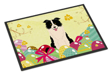 Load image into Gallery viewer, Easter Eggs Border Collie Black White Doormat - 18x27 Decorative Floor Mat – Indoor/Outdoor Rug with Artistic Flair BB6118MAT
