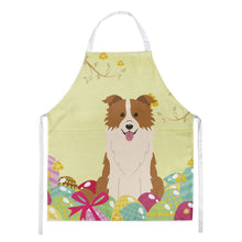 Load image into Gallery viewer, Easter Eggs Border Collie Red White Apron – Artist-Designed Kitchen, BBQ &amp; Craft Apron BB6119APRON