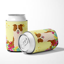 Load image into Gallery viewer, Easter Eggs Border Collie Red White Can or Bottle Hugger BB6119CC