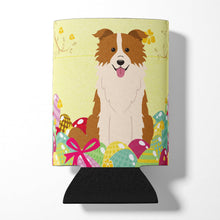 Load image into Gallery viewer, Easter Eggs Border Collie Red White Can or Bottle Hugger BB6119CC