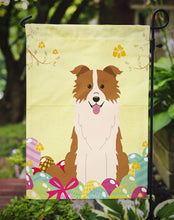 Load image into Gallery viewer, Easter Eggs Border Collie Red White Garden Flag - Outdoor Decorative Yard Flag BB6119GF