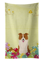 Load image into Gallery viewer, Easter Eggs Border Collie Red White Kitchen Towel – Artistic Dish Towel for Everyday Use BB6119KTWL