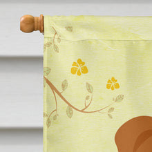Load image into Gallery viewer, Easter Eggs English Bulldog Red White Flag Canvas House Size BB6120CHF