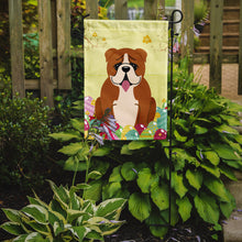 Load image into Gallery viewer, Easter Eggs English Bulldog Red White Garden Flag - Outdoor Decorative Yard Flag BB6120GF