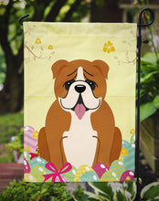 Load image into Gallery viewer, Easter Eggs English Bulldog Red White Garden Flag - Outdoor Decorative Yard Flag BB6120GF