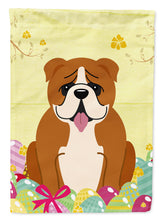 Load image into Gallery viewer, Easter Eggs English Bulldog Red White Garden Flag - Outdoor Decorative Yard Flag BB6120GF