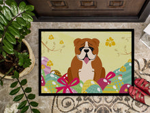 Load image into Gallery viewer, Easter Eggs English Bulldog Red White Doormat - 24x36 Decorative Floor Mat – Indoor/Outdoor Rug with Artistic Flair BB6120JMAT