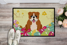 Load image into Gallery viewer, Easter Eggs English Bulldog Red White Doormat - 18x27 Decorative Floor Mat – Indoor/Outdoor Rug with Artistic Flair BB6120MAT
