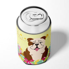 Load image into Gallery viewer, Easter Eggs English Bulldog Brindle White Can or Bottle Hugger BB6121CC