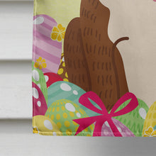 Load image into Gallery viewer, Easter Eggs English Bulldog Brindle White Flag Canvas House Size BB6121CHF