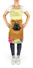 Load image into Gallery viewer, Easter Eggs English Bulldog Red Apron – Artist-Designed Kitchen, BBQ &amp; Craft Apron BB6122APRON