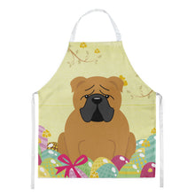 Load image into Gallery viewer, Easter Eggs English Bulldog Red Apron – Artist-Designed Kitchen, BBQ &amp; Craft Apron BB6122APRON